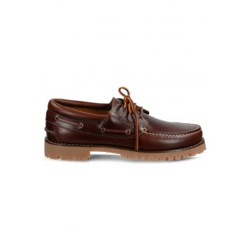 Pantofi barbati -  piele naturala - maro