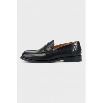 Pantofi loafer de piele - Negru