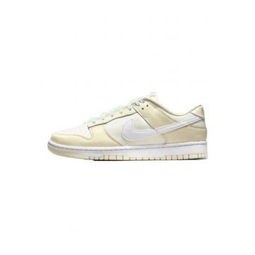 Pantofi sport barbati  Dunk Low - alb-galben - piele ecologica