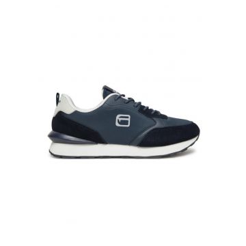 Pantofi sport barbati -  material textil - albastru/alb -