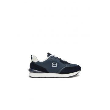 Pantofi sport barbati -  material textil - albastru/alb -