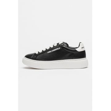 Pantofi sport de piele Kaprika - Negru
