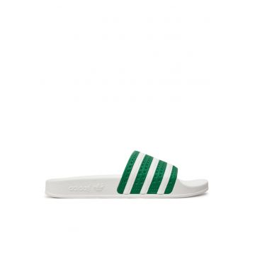 Papuci barbati -  Adilette - verde/alb - material sintetic