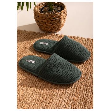 Papuci Barbati Casa/Baie Bumbac ZENTO - Verde