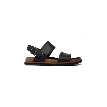Sandale barbati -  207031 - Piele naturala - Negru - Negru