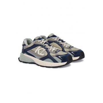 Tenisi barbati  multicolor - piele naturala