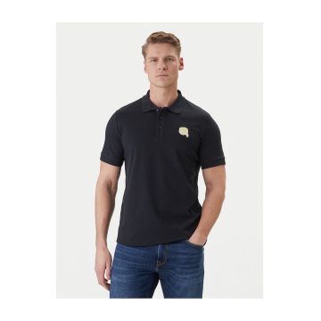 Tricou barbati  95% bumbac - 5% elastan - bleumarin