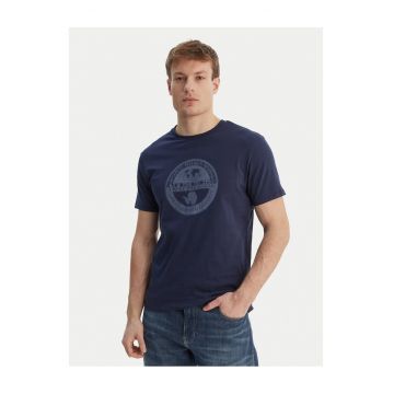 Tricou Barbati -  din Bumbac - Bleumarin