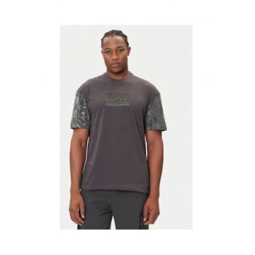 Tricou barbati -  Emporio Armani - gri - bumbac - poliester -
