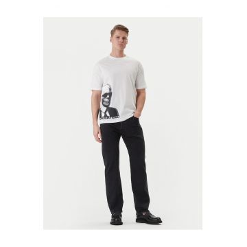 Tricou Barbati -  Lejer - Alb - Bumbac organic