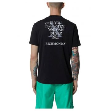 Tricou barbati  T-SHIRT CEADIR - Bumbac - Negru - Negru