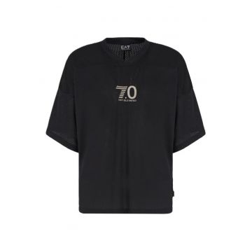 Tricou barbati  U TEE SS MESH - Poliester - Negru - Negru