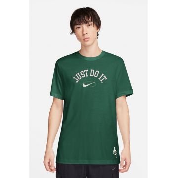 Tricou cu logo - Verde aquamarin