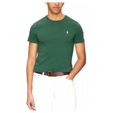 Tricou pentru barbati -  Bumbac - Slim fit - Verde