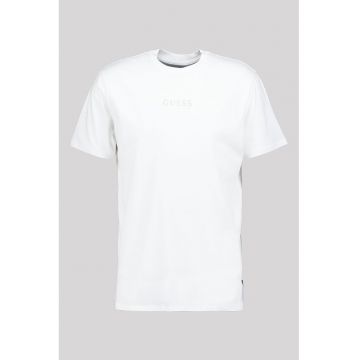 Tricou regular-fit din bumbac cu imprimeu monograma pe partea din spate - Negru/Alb optic