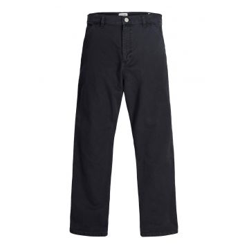 Blugi barbati -  bumbac organic - negru - fermoar -
