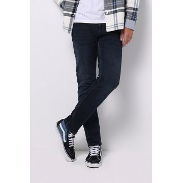 Blugi drepti Karl - Bleumarin