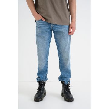 Blugi regular fit cu talie medie Morry - Albastru pastel