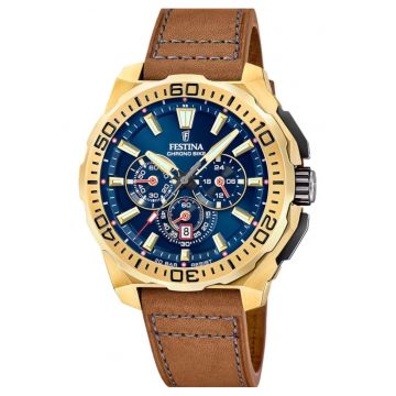Ceas barbatesc  F20728/1 Quartz Auriu