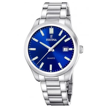 Ceas barbatesc  F20736/3 Quartz Argintiu