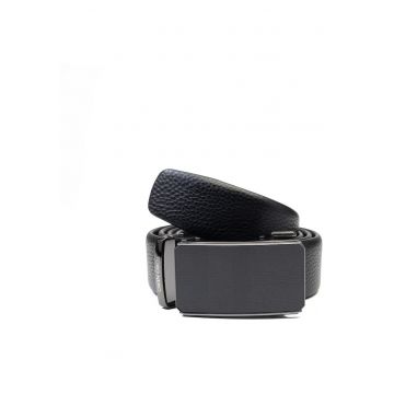 Curea piele barbati -  negru - Sing - 130 cm