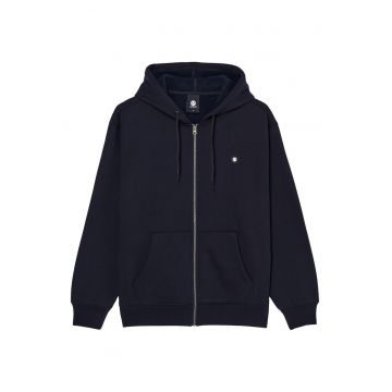 Hanorac barbati -  fermoar - negru - 70% poliester - 30% bumbac