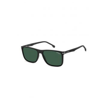 Ochelari de soare patrati cu logo - Negru stins
