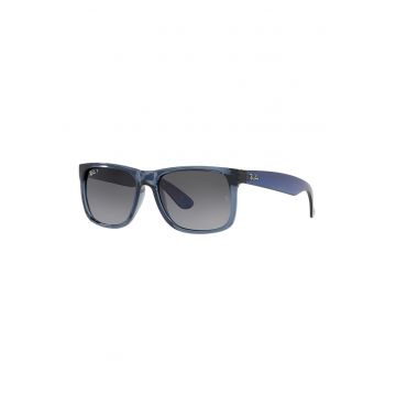 Ochelari de soare wayfarer cu logo discret Justin - Albastru inchis