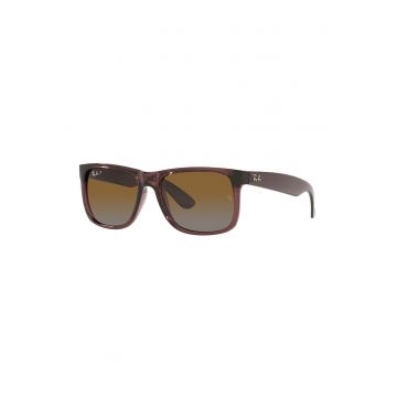 Ochelari de soare wayfarer cu logo discret Justin - Liliac prafuit