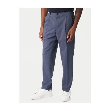 Pantaloni barbati -  bleumarin - poliester - fermoar -