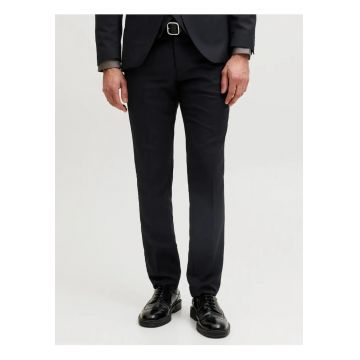 Pantaloni costum barbati - din amestec de lana - Super Slim - JPRSOLARIS Premium - Negru