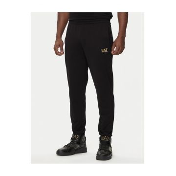 Pantaloni de trening barbati -  bumbac - negrudwqf - Negru