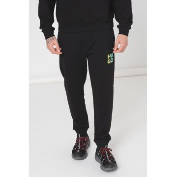 Pantaloni de trening cu talie medie - Negru