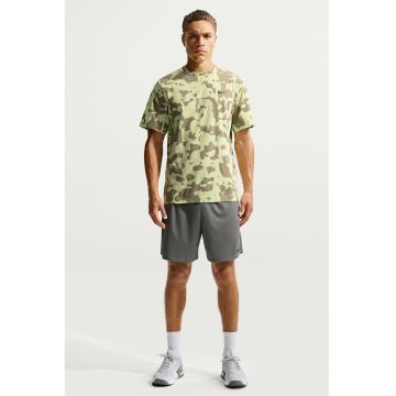 Pantaloni scurti cu detaliu logo pentru fitness - Negru/Gri inchis