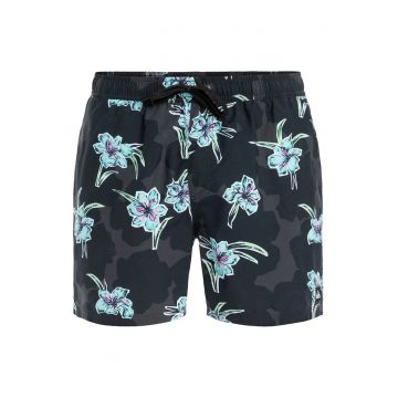 Pantaloni scurti de baie  Everyday Straight - negru - barbati -