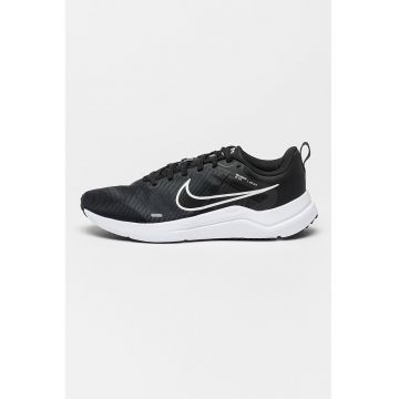 Pantofi cu logo pentru alergare Downshifter 12 - Alb/Negru