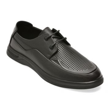 Pantofi eleganti BITE THE BULLET negri, 25T7239, din piele naturala