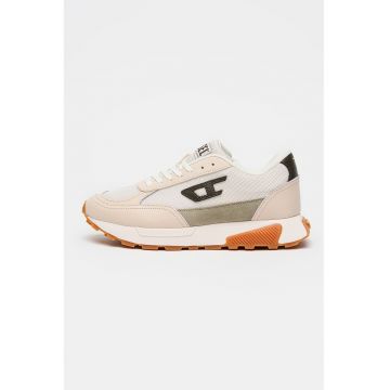 Pantofi sport Tame cu garnituri din piele - Alb/Verde feriga/Bej deschis