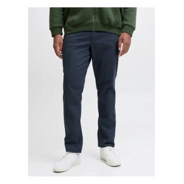 Plus Pantaloni chino - JPSTMARCO JJDAVE - barbati big sizes - Slim Fit - Bleumarin inchis - W50 L32