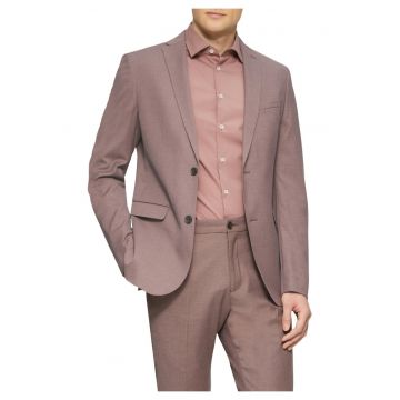 Sacou elegant barbati - croiala Slim fit - Liliac inchis -
