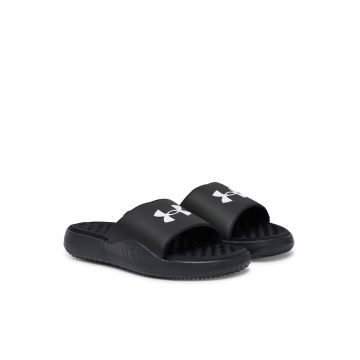Slapi barbat -  piele ecologica - negru -