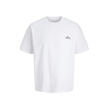 Tricou  alb din bumbac organic - Alb