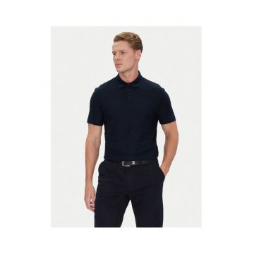 Tricou barbat  bleumarin - bumbac