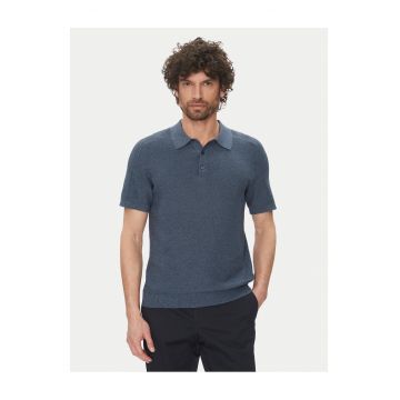 Tricou barbati  albastru bleumarin - bumbac