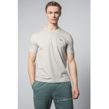 Tricou din bumbac Dero - Grej