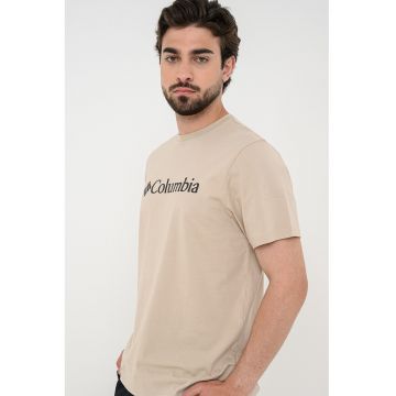 Tricou din bumbac organic CSC Basic Logo™ - Bej