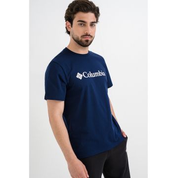 Tricou din bumbac organic CSC Basic Logo™ - Bleumarin