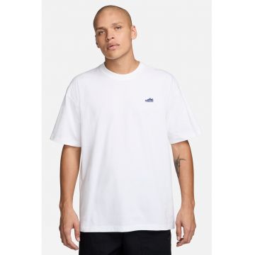 Tricou lejer din bumbac - Alb