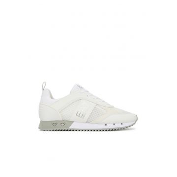 Adidasi unisex -  Emporio Armani - piele ecologica - alb