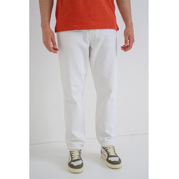 Blugi conici Denver - Alb